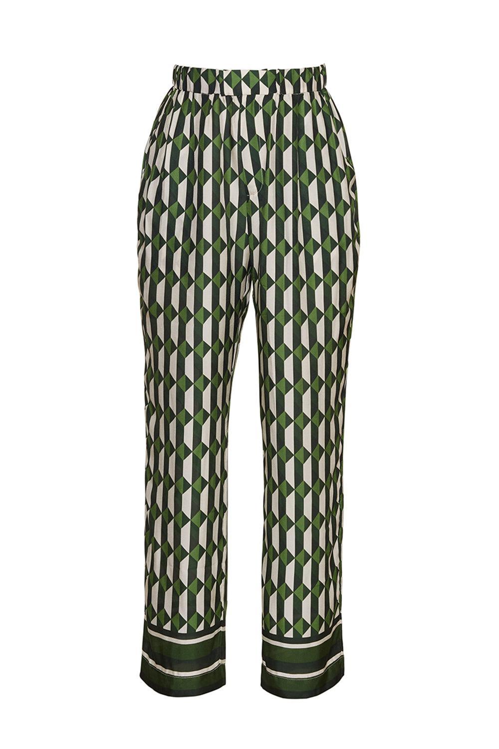 Girona Pant-LE TILE GREEN-XS-CLOTHINGPANTCROPPED-CARA CARA