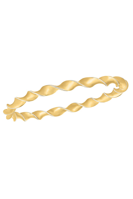 White Enamel Twist Bracelet
