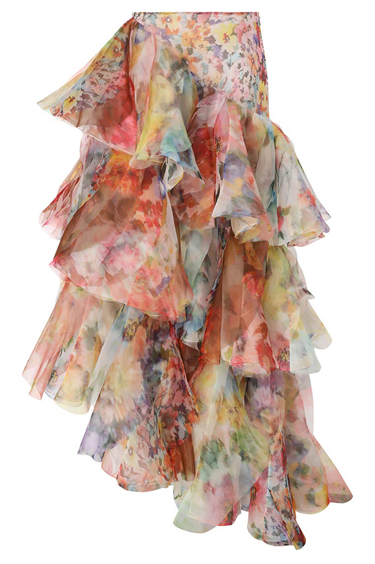 Luna Fan Maxi Skirt-FLORAL-1-CLOTHINGSKIRTMAXI-ZIMMERMANN