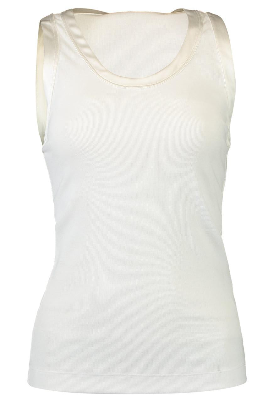 Mixed Media Tank Top-WHITE-XS-CLOTHINGTOPTANK-BRUNELLO CUCINELLI