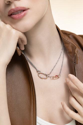 Rope Chain Necklace-PLATINUM-16-JEWELRYFINE JEWELNECKLACE O-MARLA AARON
