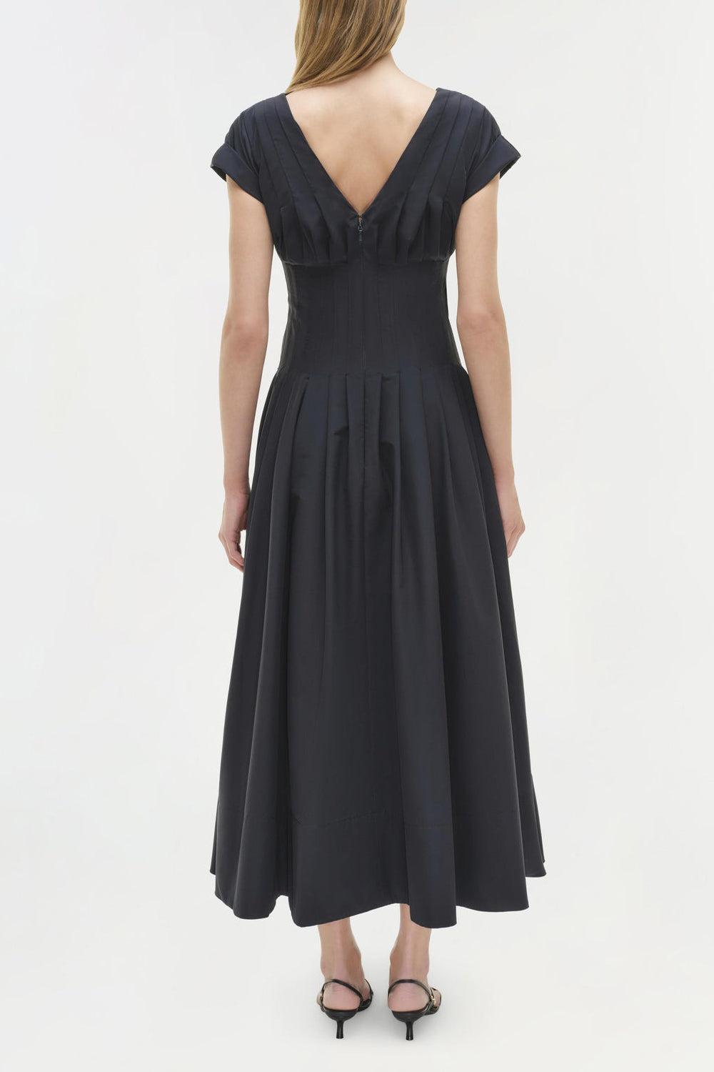 Nina Dress - Midnight-MIDNIGHT-2-CLOTHINGDRESSCASUAL-SIMKHAI