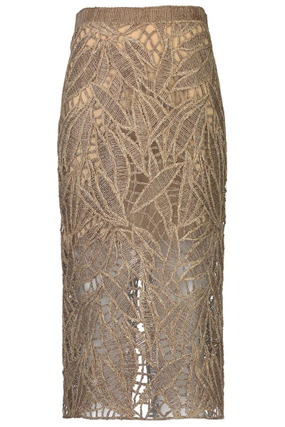 BRUNELLO CUCINELLI☆美品☆お取り置き！ Opera Embroidered Pencil Skirt | BRUNELLO CUCINELLI – Marissa