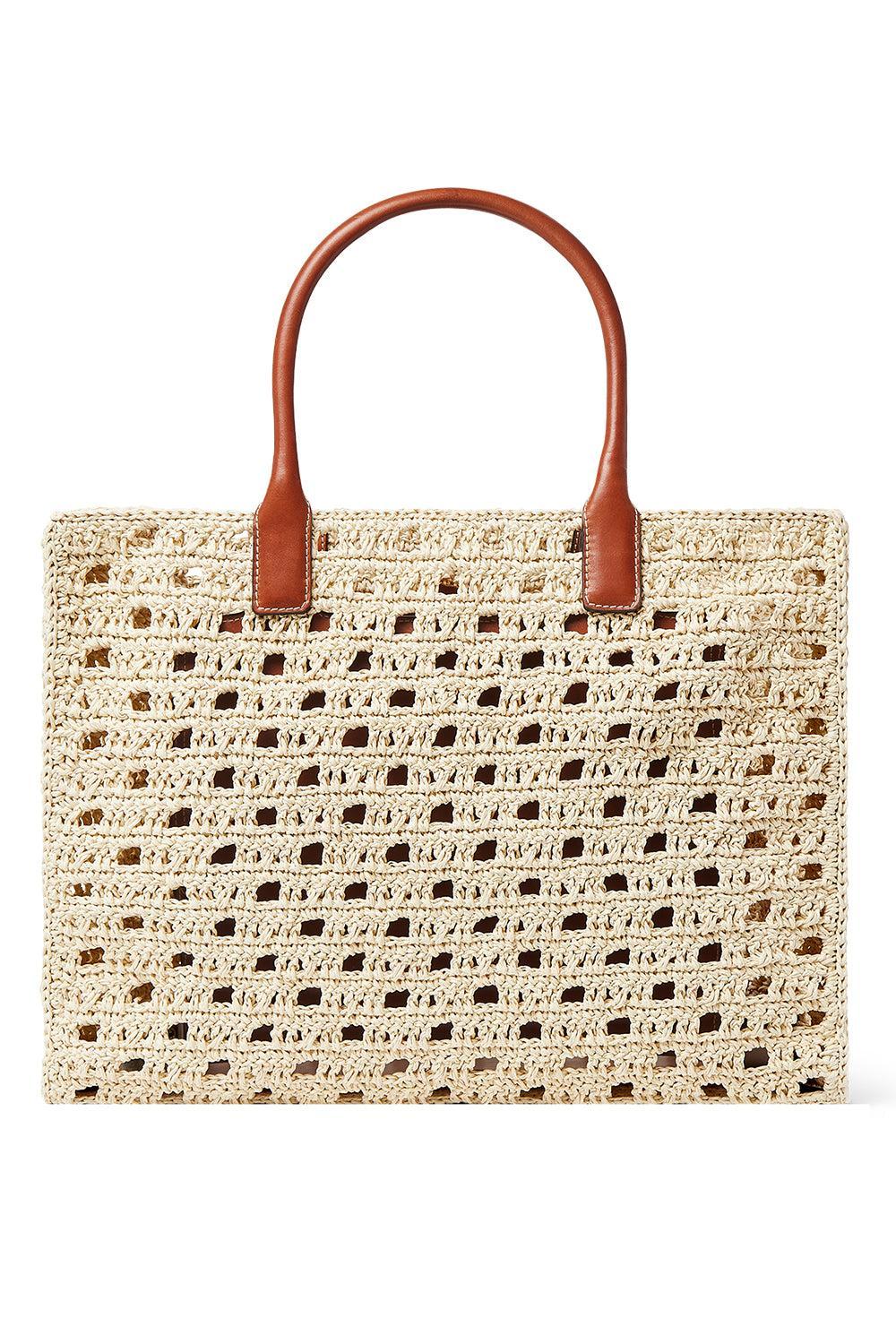 La Medusa Large Tote - Natural-BROWN-HANDBAGTOTES-VERSACE