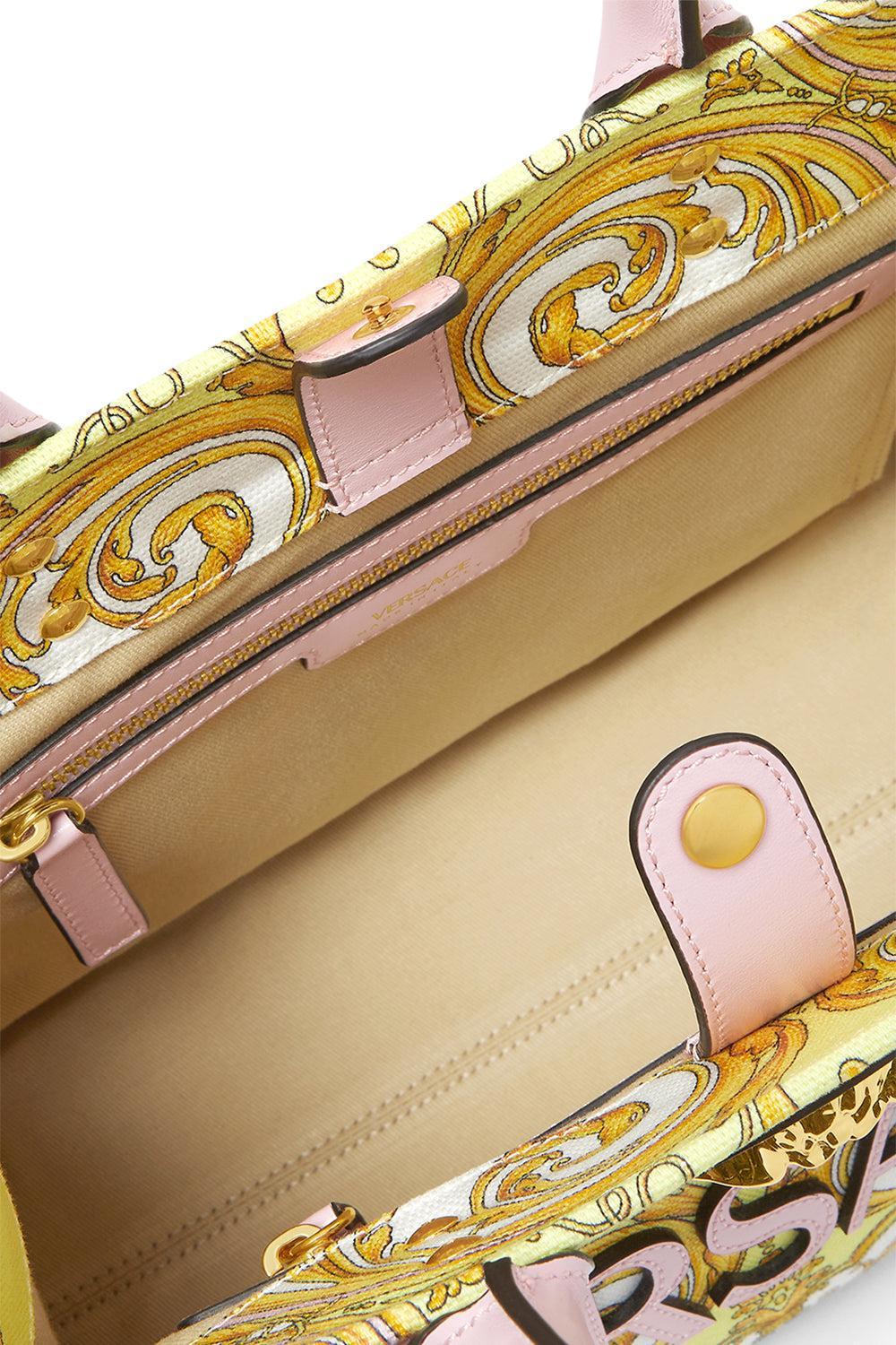 La Meduse Small Tote Bag - Pastel Pink Multi-PINK-HANDBAGTOTES-VERSACE