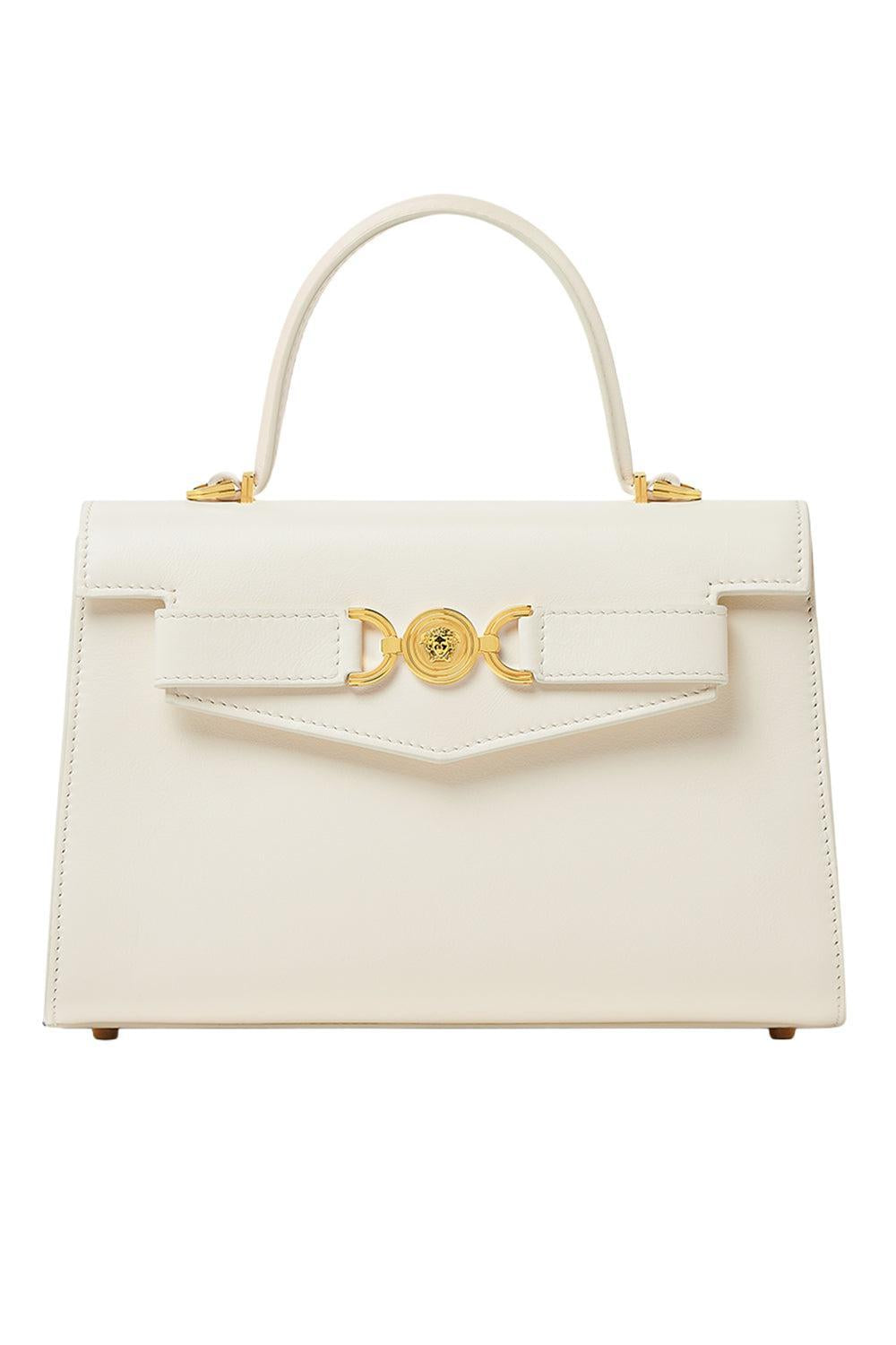 Medusa '95 Top Handle Bag - Ecru-CREAM-HANDBAGTOP HANDLE-VERSACE