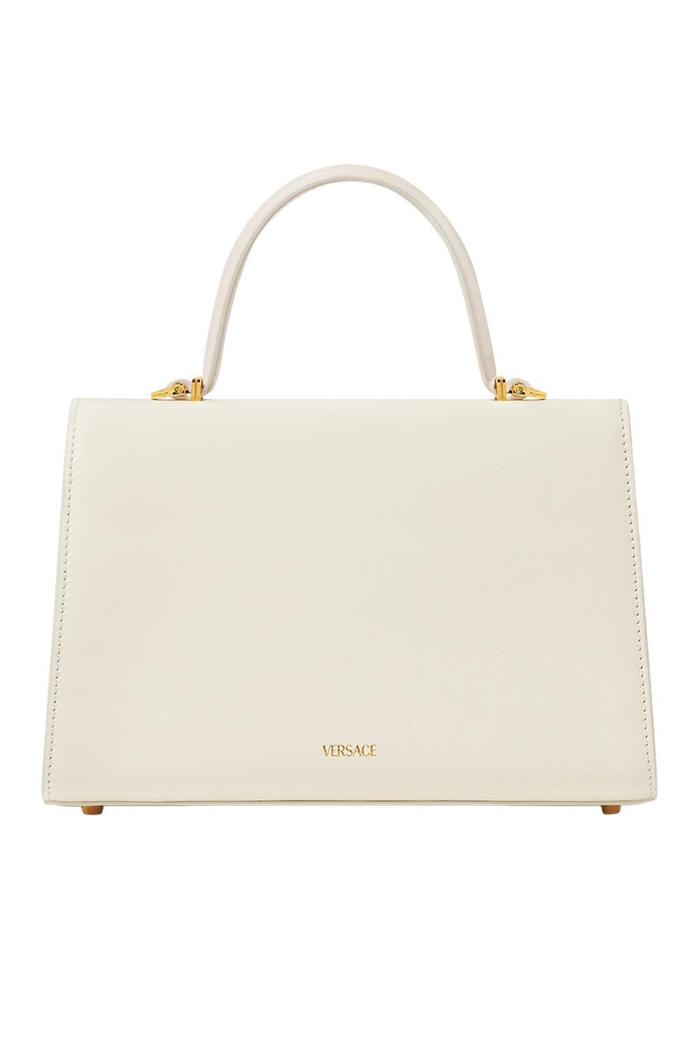 Medusa '95 Top Handle Bag - Ecru-CREAM-HANDBAGTOP HANDLE-VERSACE