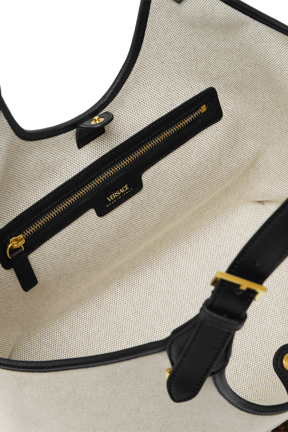 La Medusa Large Tote - Black-BROWN-HANDBAGTOTES-VERSACE