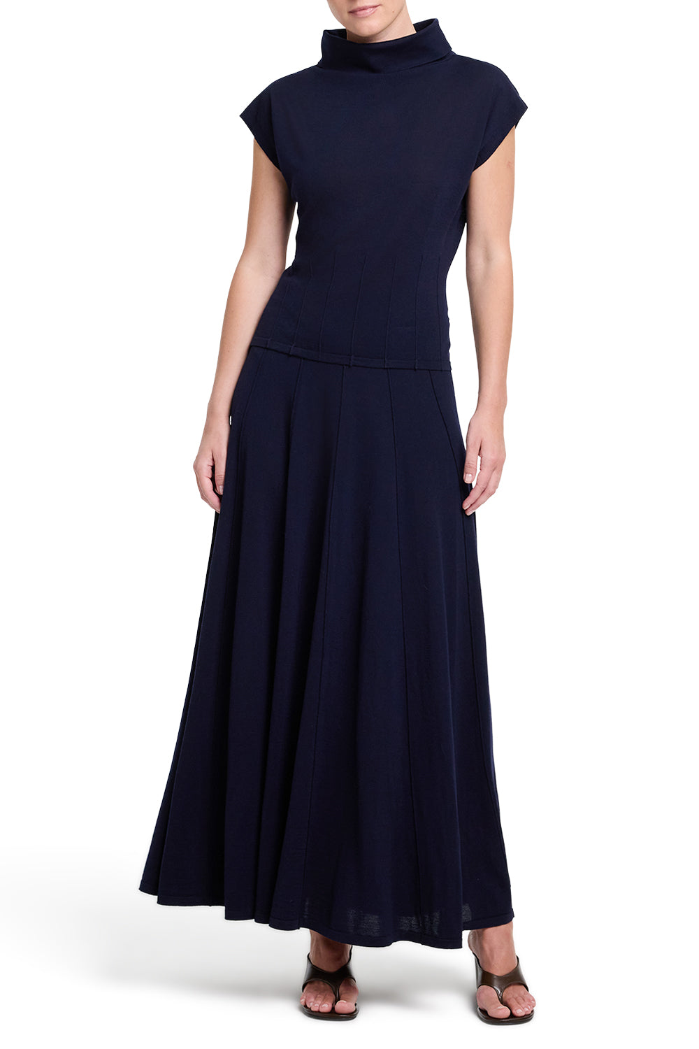 Funnel Neck Sleeveless Top