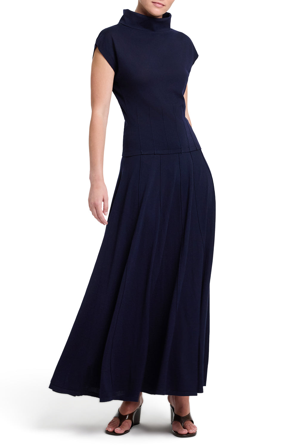 Funnel Neck Sleeveless Top