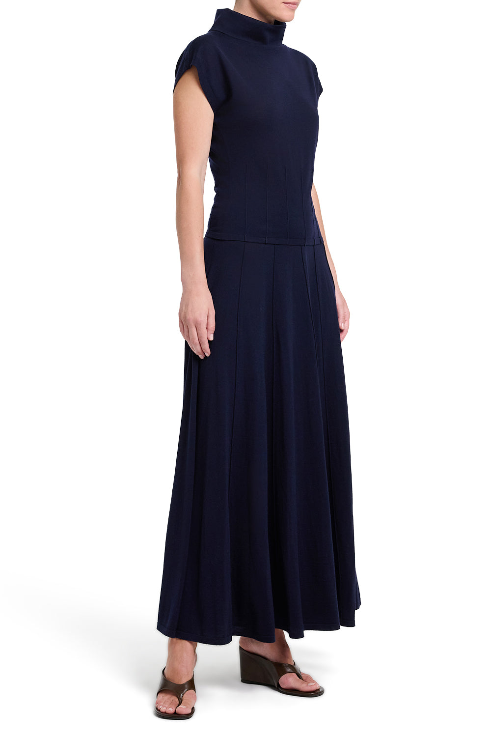 Funnel Neck Sleeveless Top