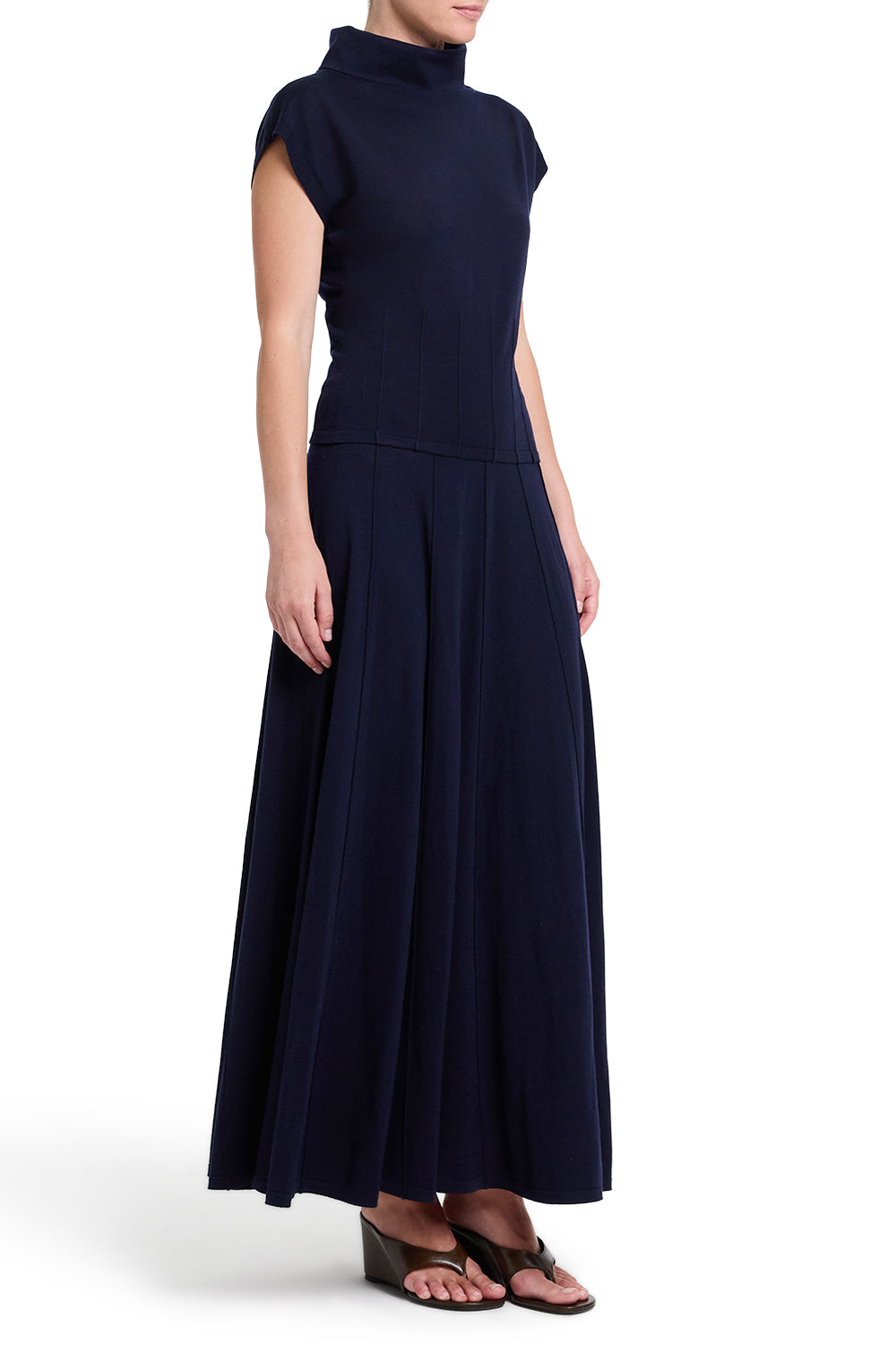 Seamed Maxi Skirt