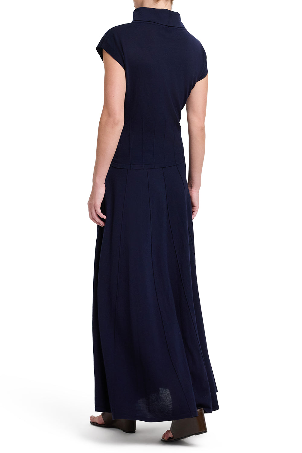Seamed Maxi Skirt