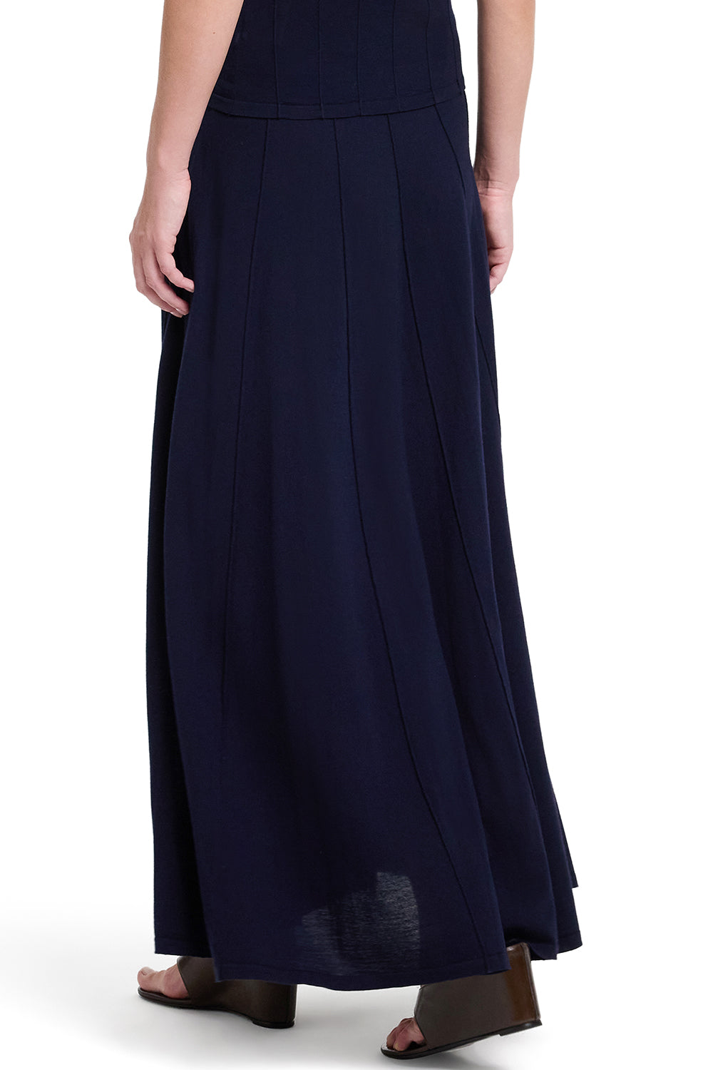 Seamed Maxi Skirt