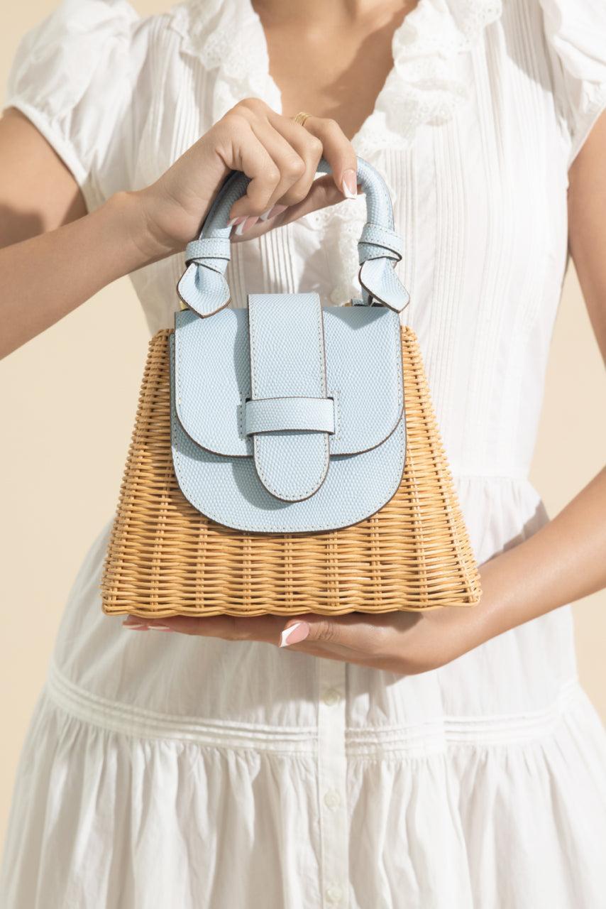 The Petite Lady Bag - Cloud-BLUE-HANDBAGTOP HANDLE-PAMELA MUNSON