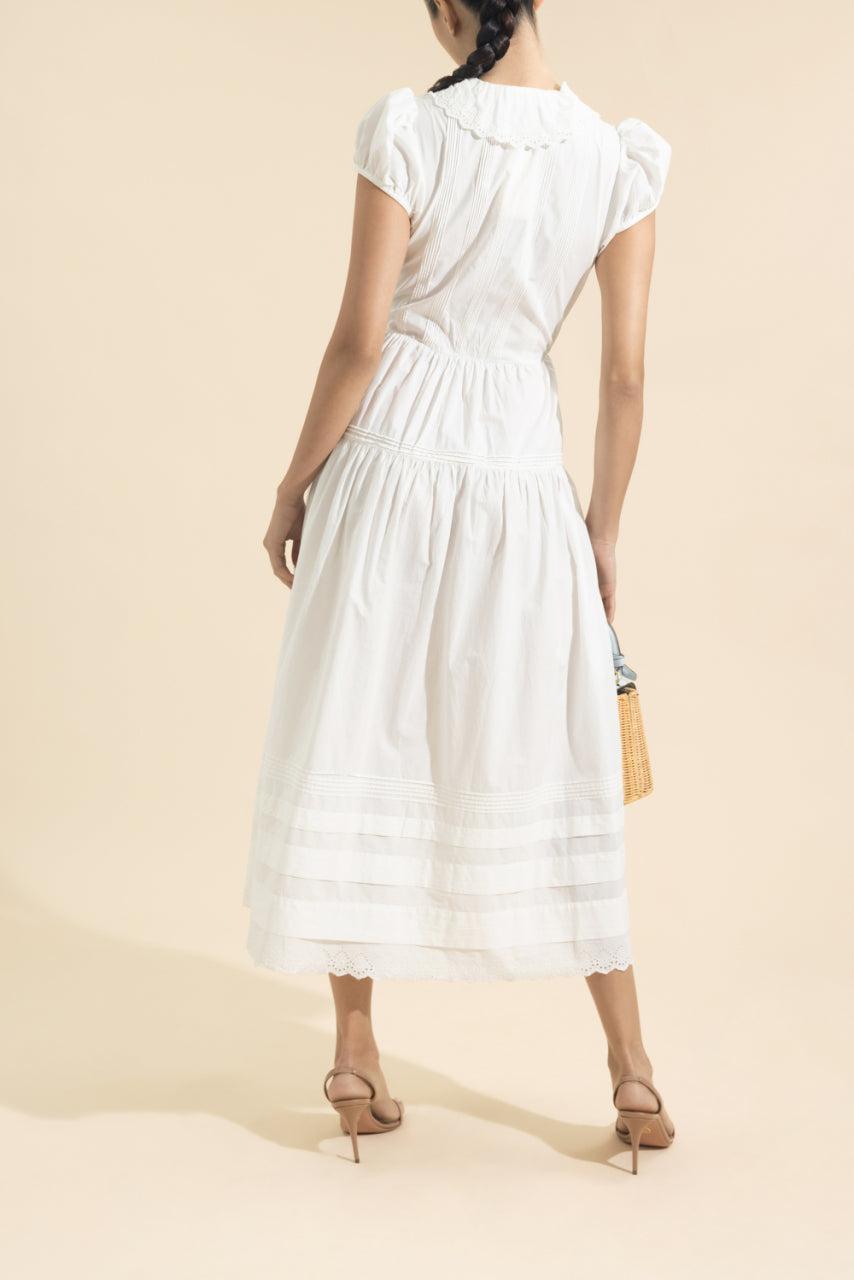Eliette Dress-CREAM-XS-CLOTHINGDRESSCASUAL-DOEN