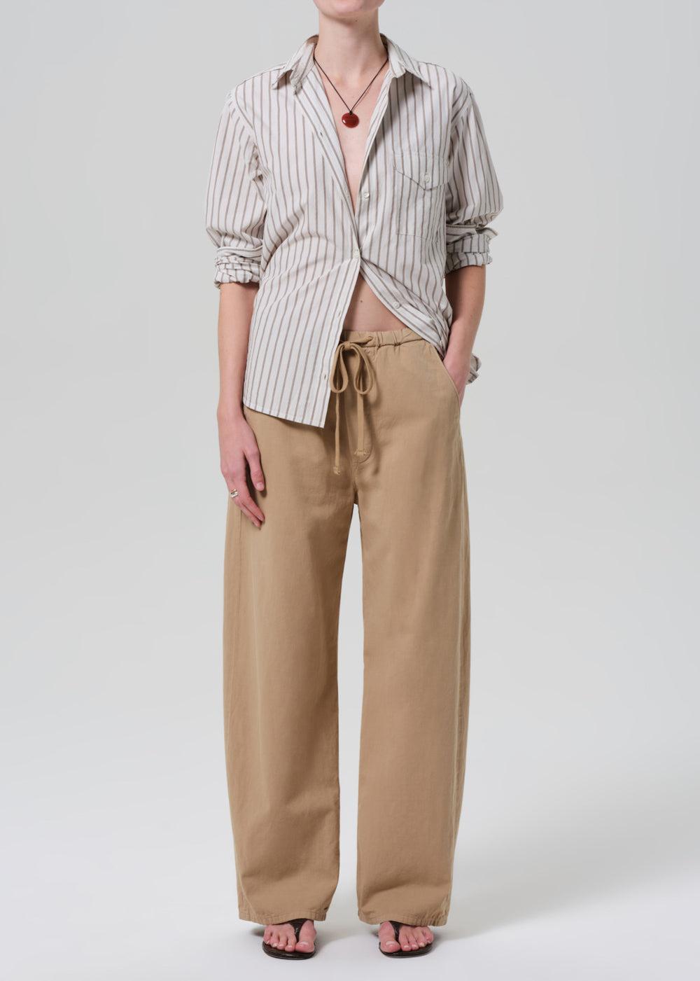 Shay Shirt - Alabaster Stripe-STRIPE-XS-CLOTHINGTOPBLOUSE-CITIZENS of HUMANITY