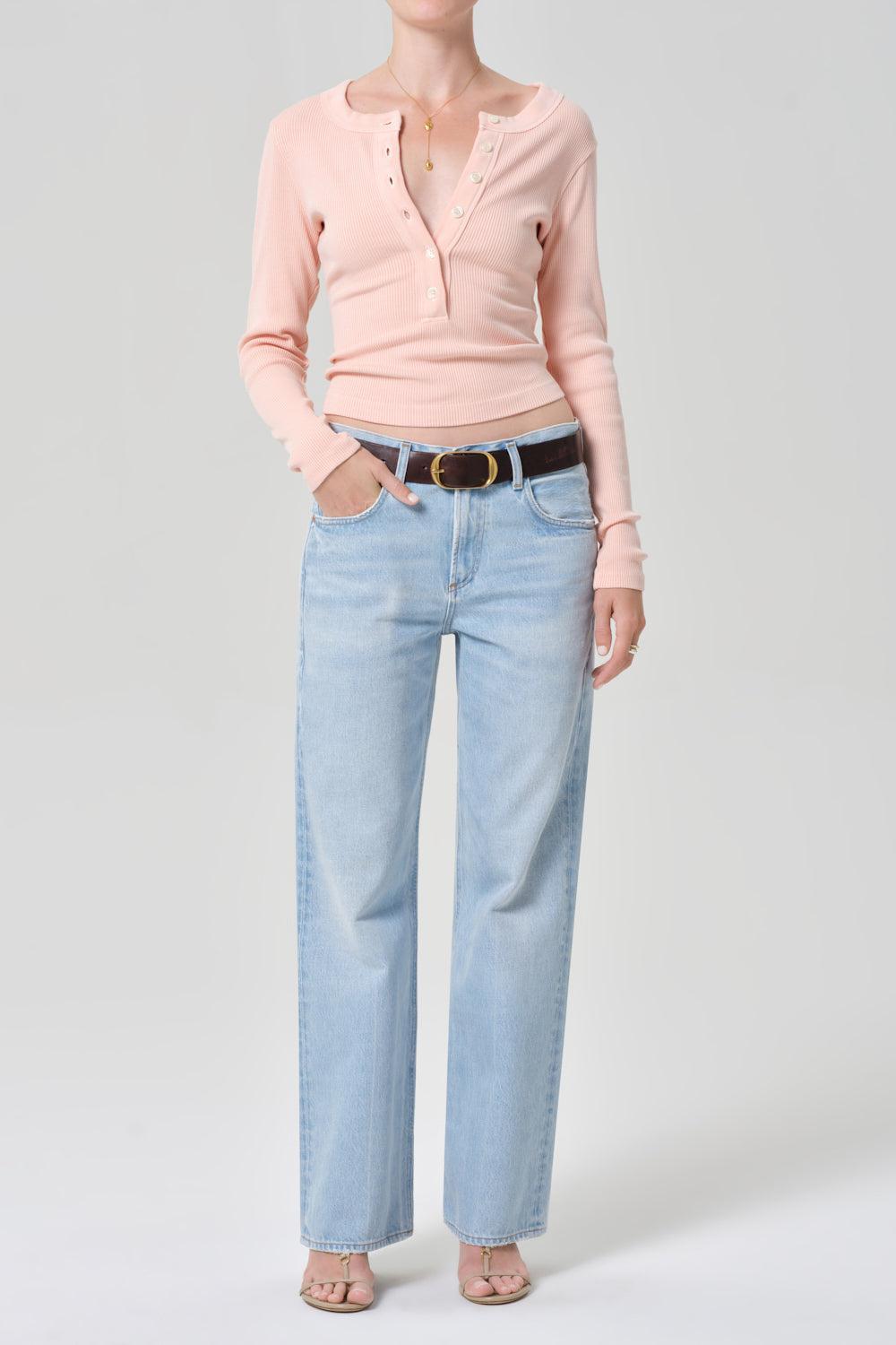 Varra Henley Tee-ORANGE-XS-CLOTHINGTOPKNITS-CITIZENS of HUMANITY