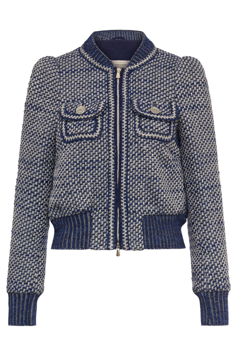 Tweed Bomber Jacket
