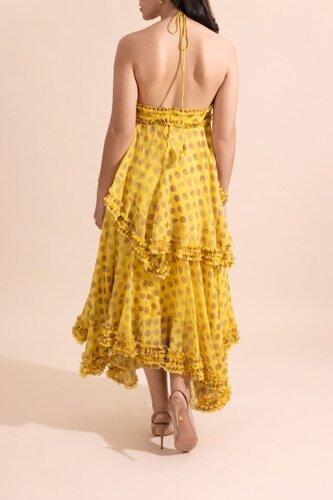 Sidi Dress - Amalfi Dot-POLKADOT-XS-CLOTHINGDRESSCOCKTAIL-ALEXIS