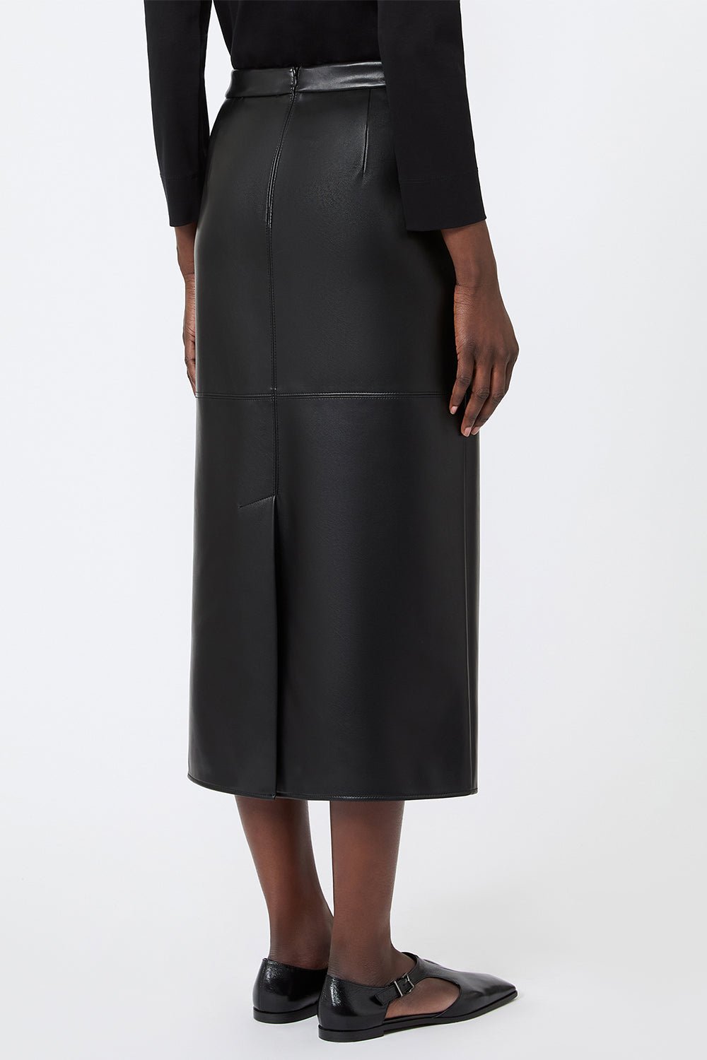 Faux Leather Skirt