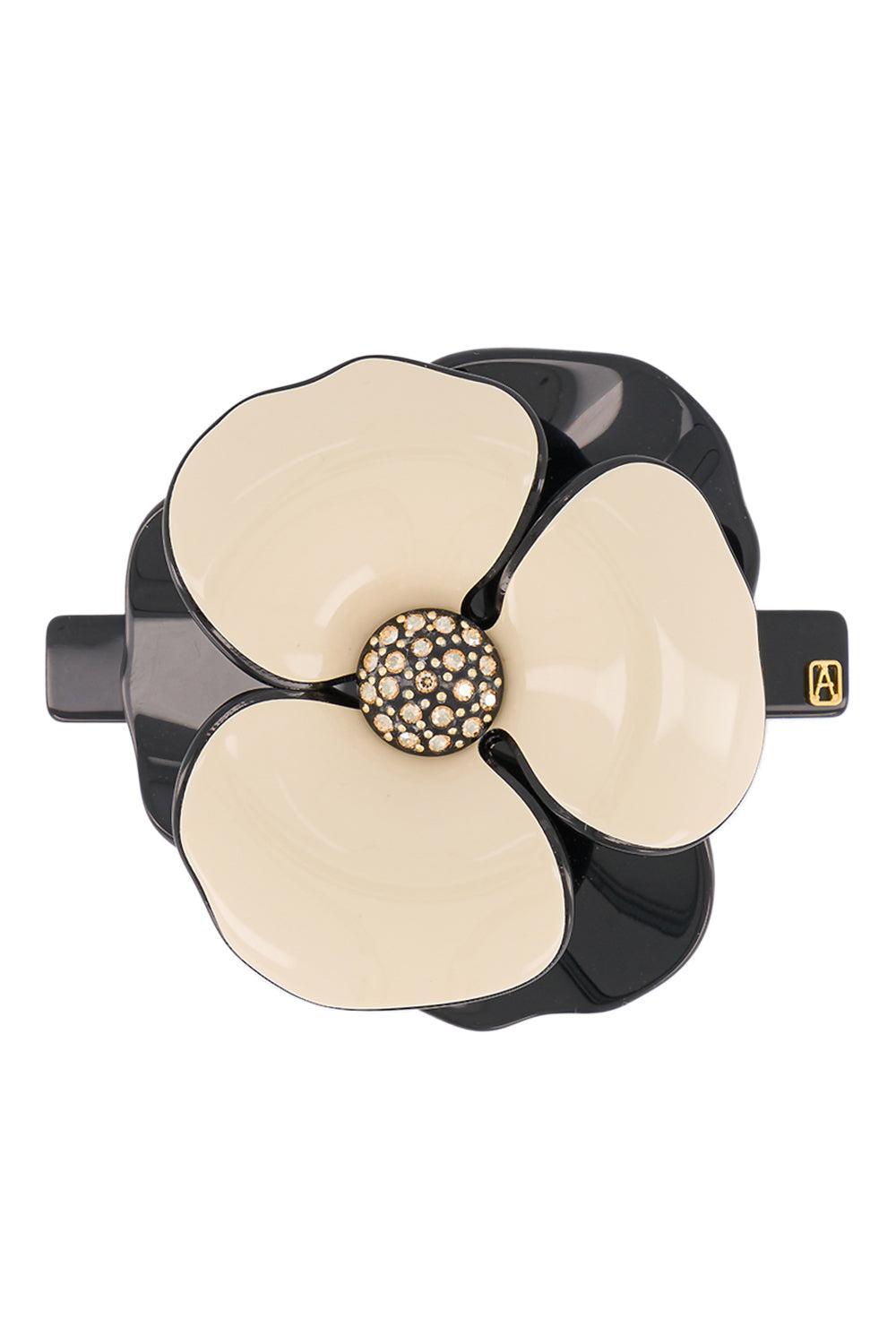 Camelia St Honore Barette-BROWN-ACCESSORIESPECIALPOP UP-ALEXANDRE DE PARIS