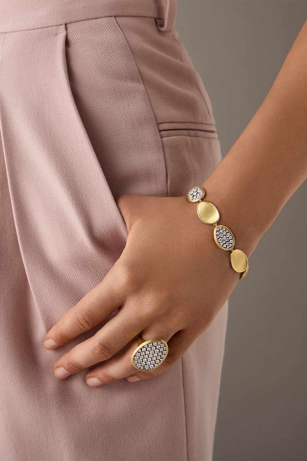 Diamond Lunaria Ring