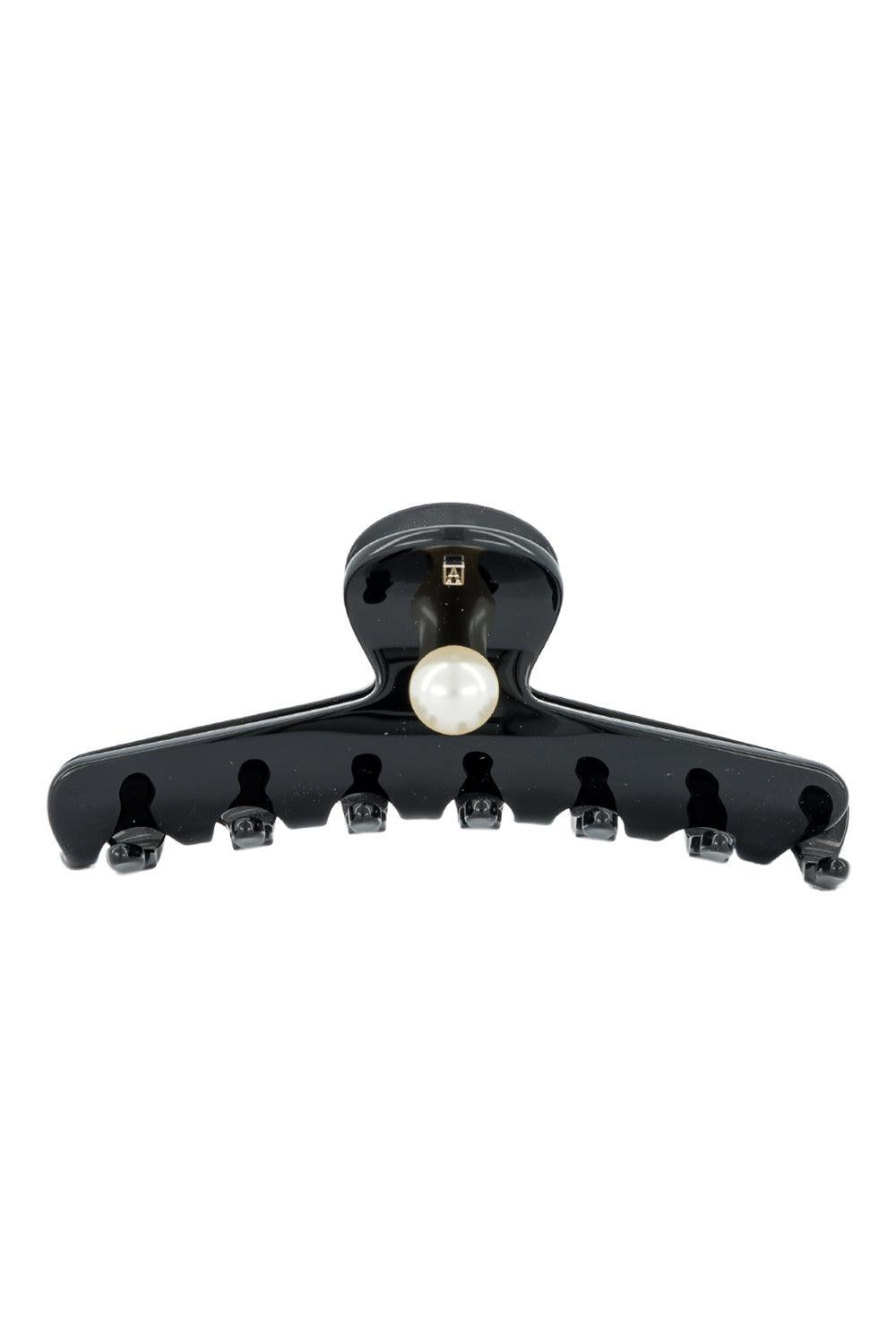 Pearl Blanche Large Hair Clip-BLACK-ACCESSORIESPECIALPOP UP-ALEXANDRE DE PARIS