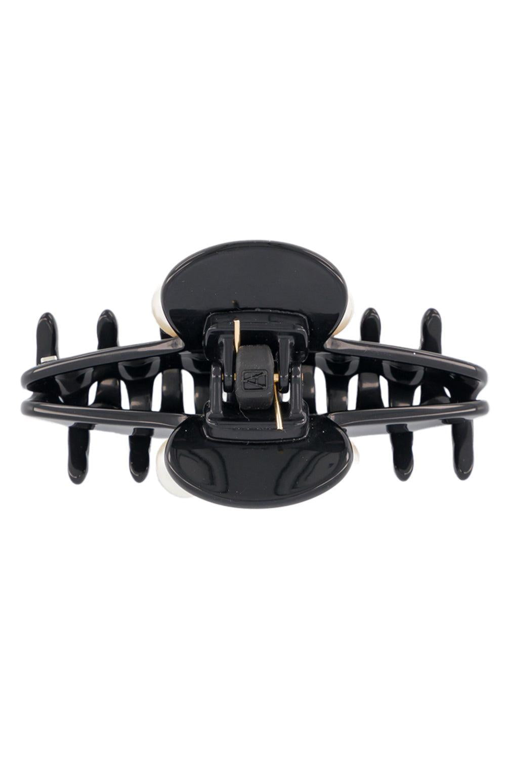 Pearl Oversized Medium Hair Clip - Noir-BLACK-ACCESSORIESPECIALPOP UP-ALEXANDRE DE PARIS