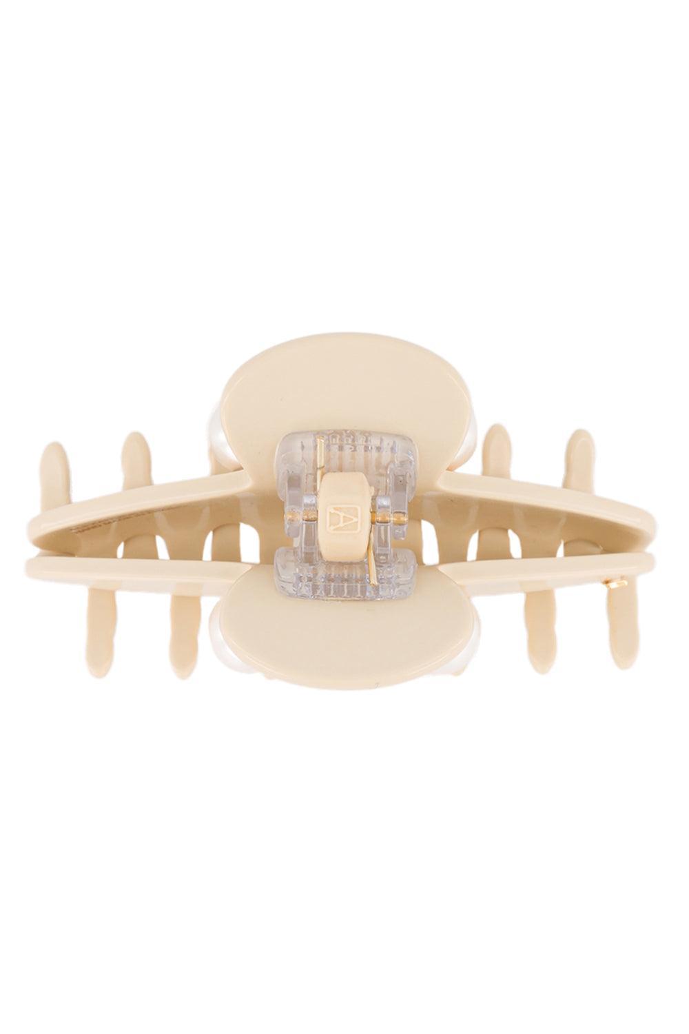 Pearl Oversized Medium Hair Clip - Beige-BROWN-ACCESSORIESPECIALPOP UP-ALEXANDRE DE PARIS