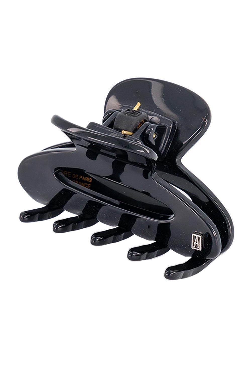 Clemenceau Small Hair Clip-BLACK-ACCESSORIESPECIALPOP UP-ALEXANDRE DE PARIS
