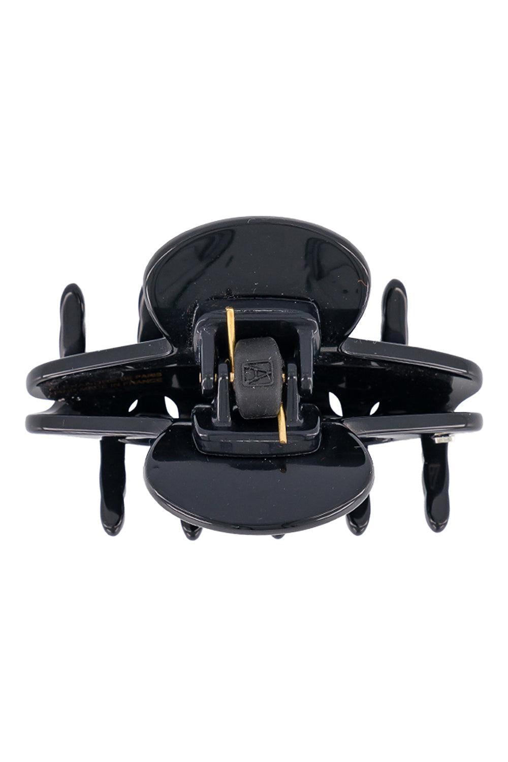 Clemenceau Small Hair Clip-BLACK-ACCESSORIESPECIALPOP UP-ALEXANDRE DE PARIS