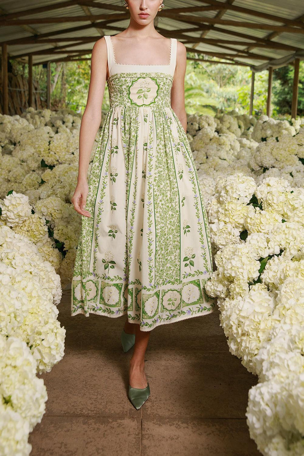 barbara madera midi dress Barbara Wild Dress