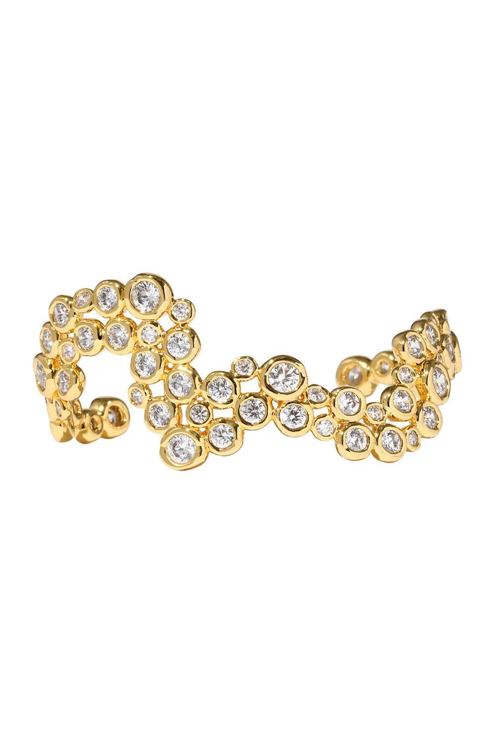 Asterales Wave Cuff Bracelet-YELLOW-JEWELRYBOUTIQUEBRACELET O-ALEXIS BITTAR