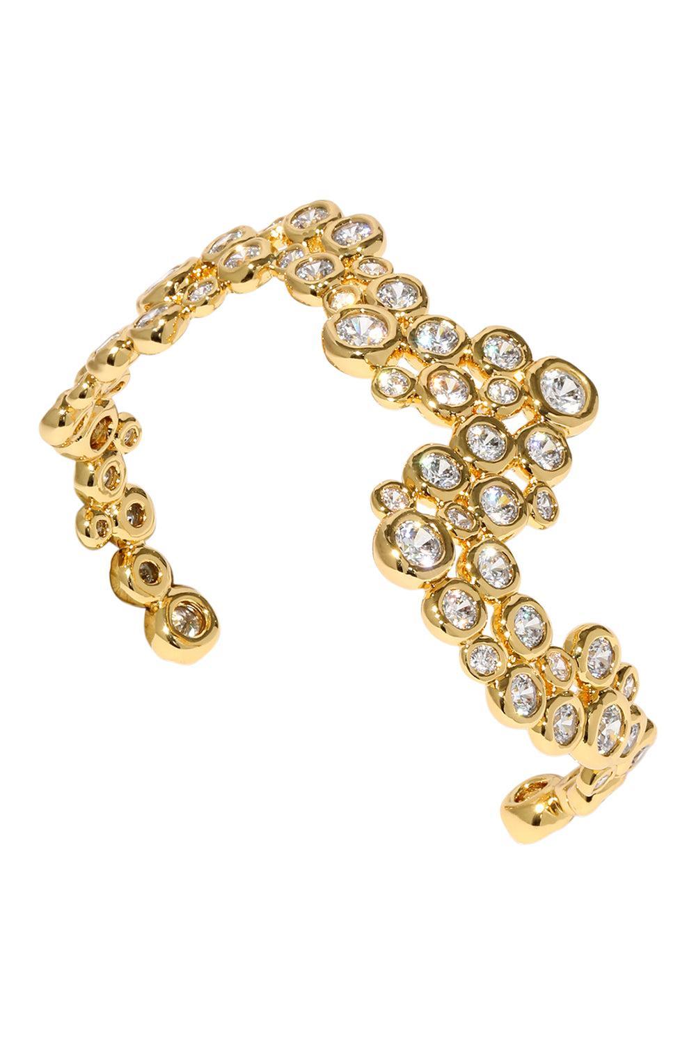 Asterales Wave Cuff Bracelet-YELLOW-JEWELRYBOUTIQUEBRACELET O-ALEXIS BITTAR