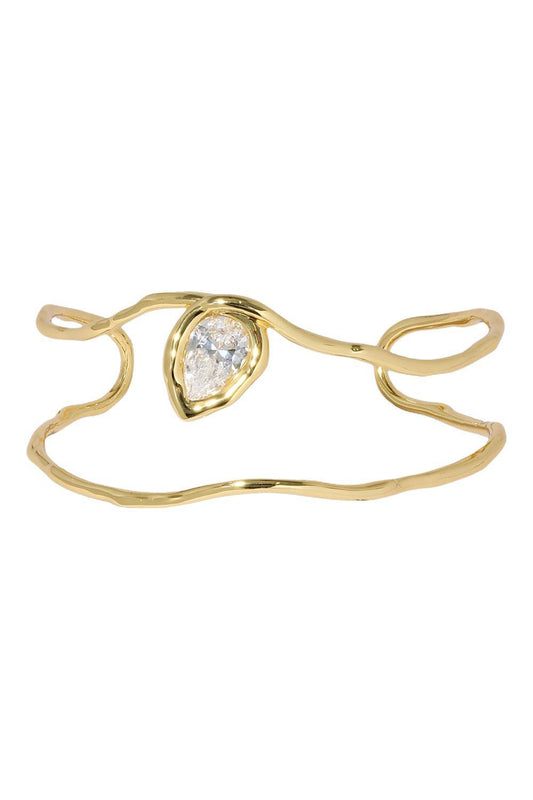 Crystal Asterales Floating Cuff Bracelet-YELLOW-JEWELRYBOUTIQUEBRACELET O-ALEXIS BITTAR
