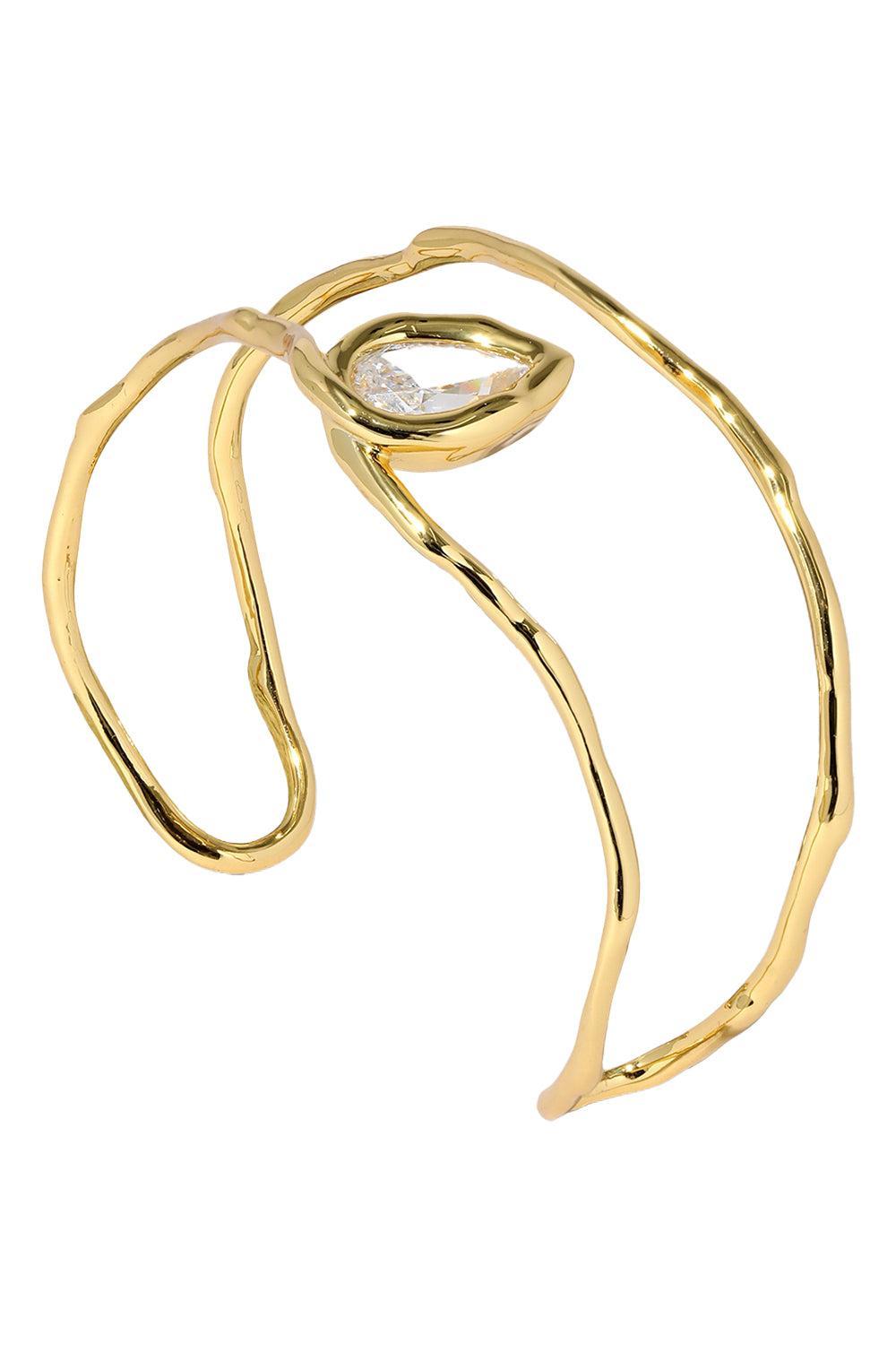Crystal Asterales Floating Cuff Bracelet-YELLOW-JEWELRYBOUTIQUEBRACELET O-ALEXIS BITTAR