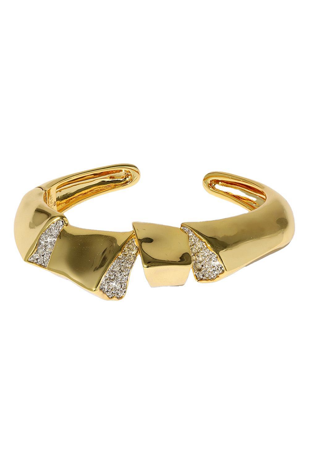 Crystal Peak Solanales Hinge Cuff Bracelet-YELLOW-JEWELRYBOUTIQUEBRACELET O-ALEXIS BITTAR