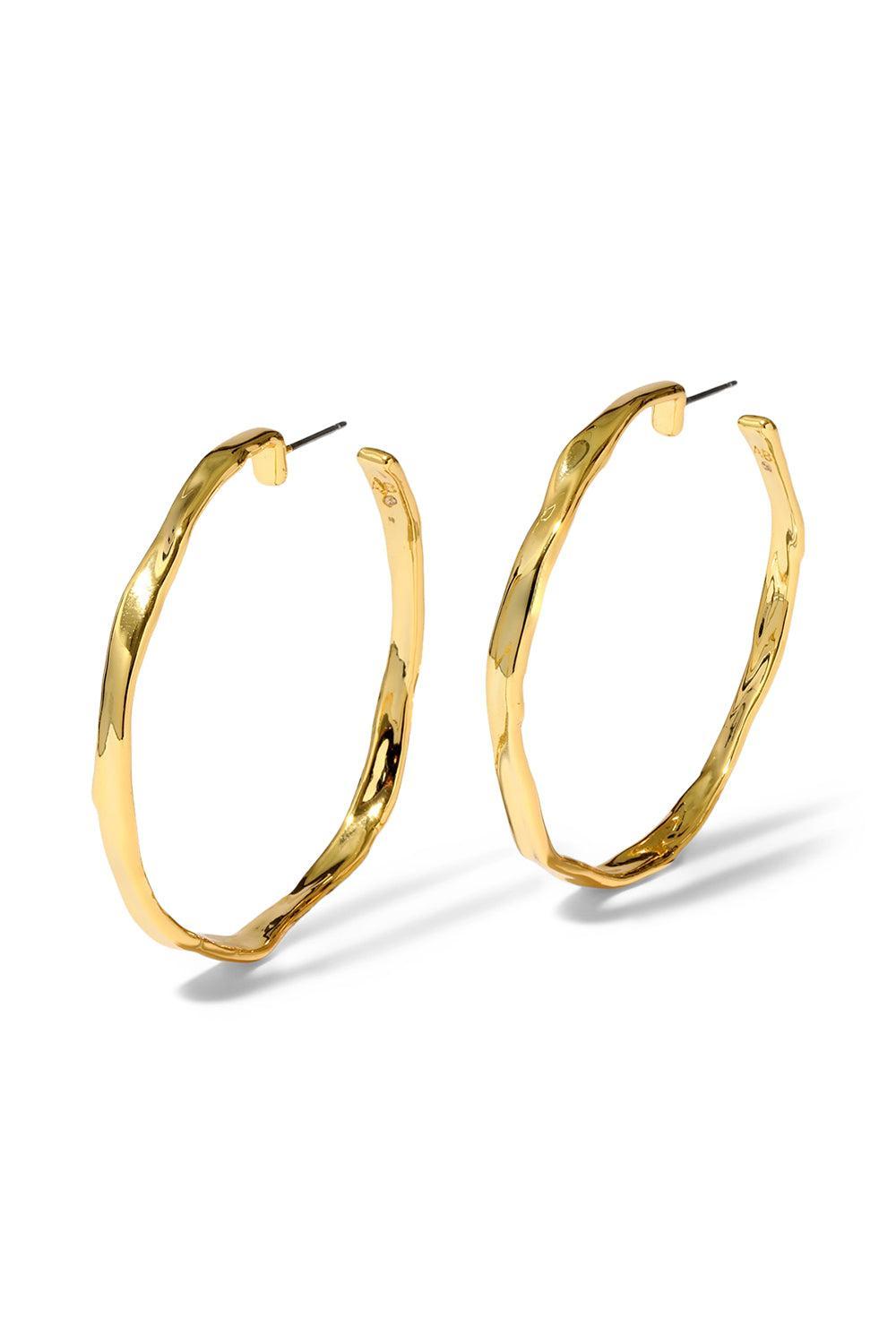 Brut Skinny Hoop Earrings-YELLOW-JEWELRYBOUTIQUEEARRING-ALEXIS BITTAR