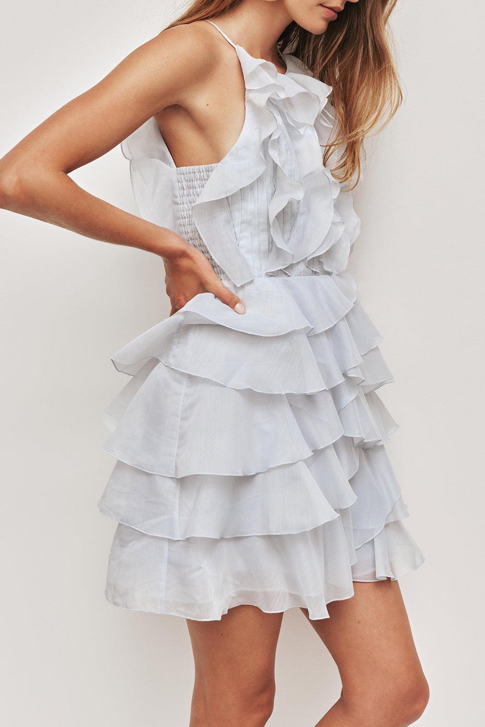 Cleo Mini Dress-SLVRBLUE-2-CLOTHINGDRESSCOCKTAIL-AJE