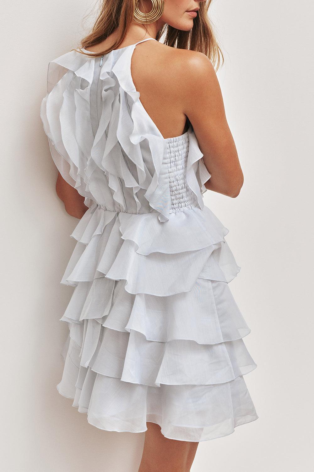 Cleo Mini Dress-SLVRBLUE-2-CLOTHINGDRESSCOCKTAIL-AJE