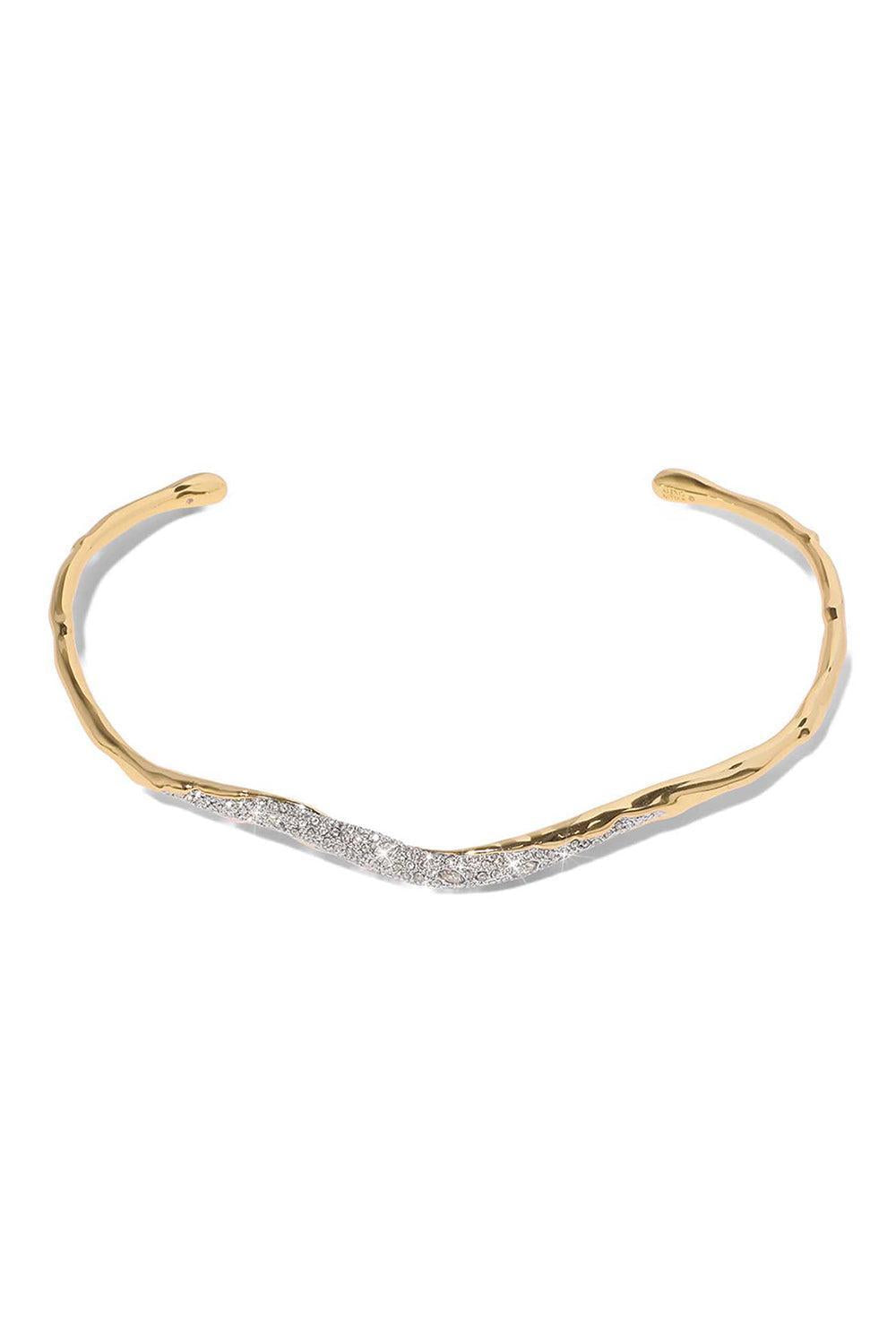 Crystal Solanales Skinny Collar Necklace-YELLOW-JEWELRYBOUTIQUENECKLACE O-ALEXIS BITTAR