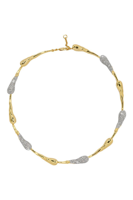 Crystal Teardrop Solanales Riviera Necklace-YELLOW-JEWELRYBOUTIQUENECKLACE O-ALEXIS BITTAR