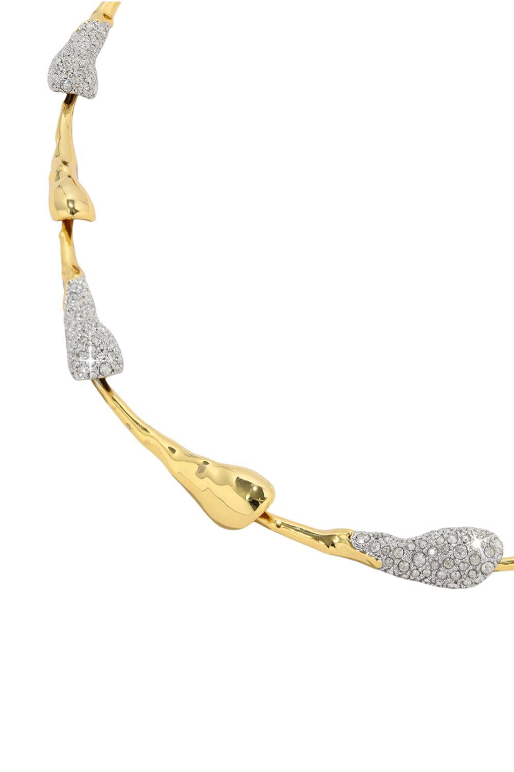 Crystal Teardrop Solanales Riviera Necklace-YELLOW-JEWELRYBOUTIQUENECKLACE O-ALEXIS BITTAR