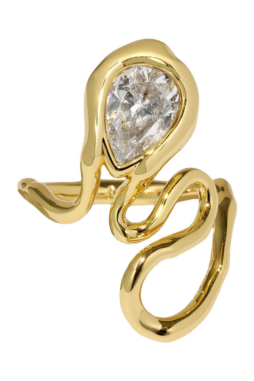 Crystal Asterales Floating Vine Ring-YELLOW-7-JEWELRYBOUTIQUERING-ALEXIS BITTAR