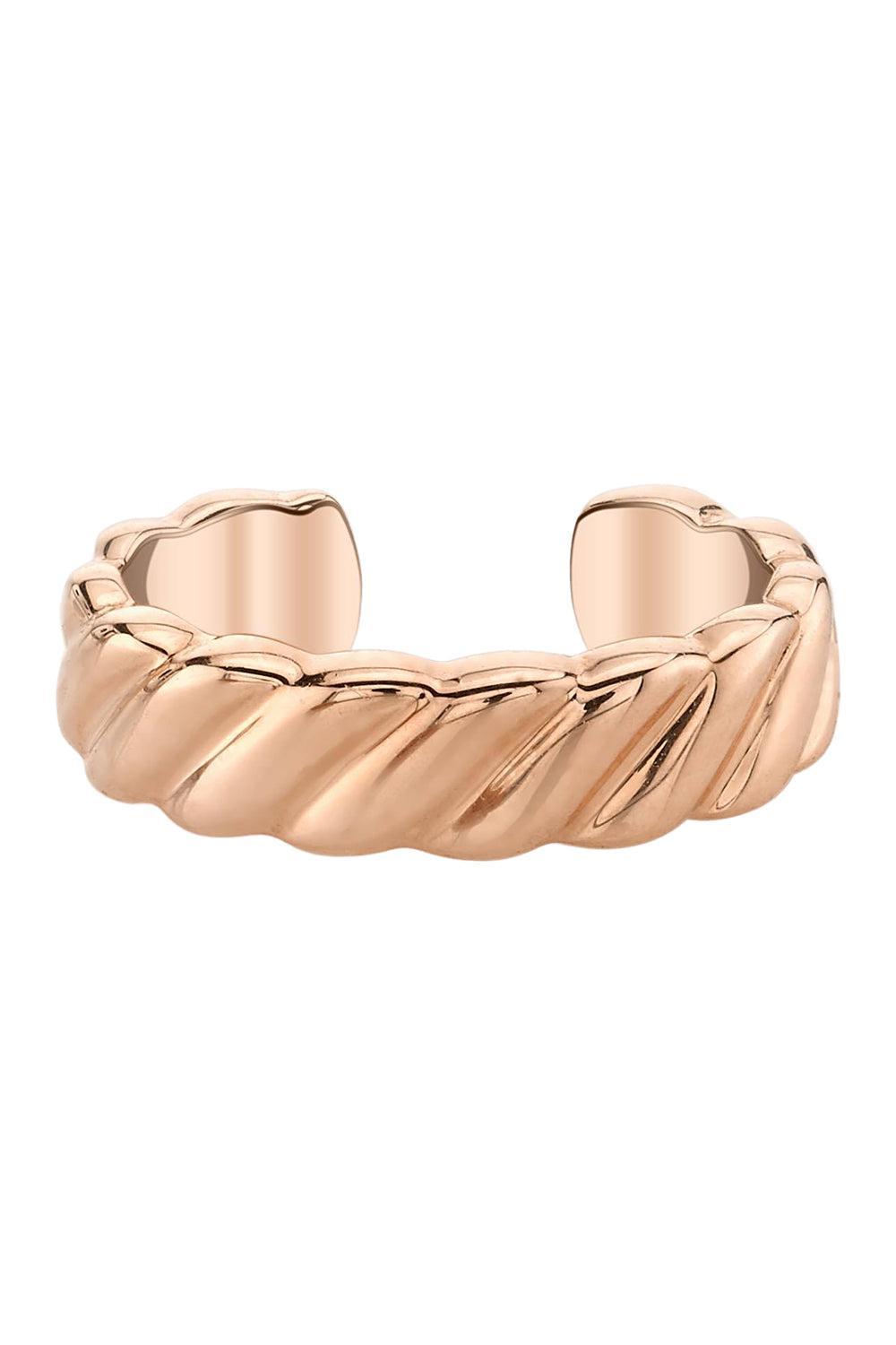 Braided Ear Cuff-ROSE GOLD-JEWELRYFINE JEWELEARRING-ANITA KO