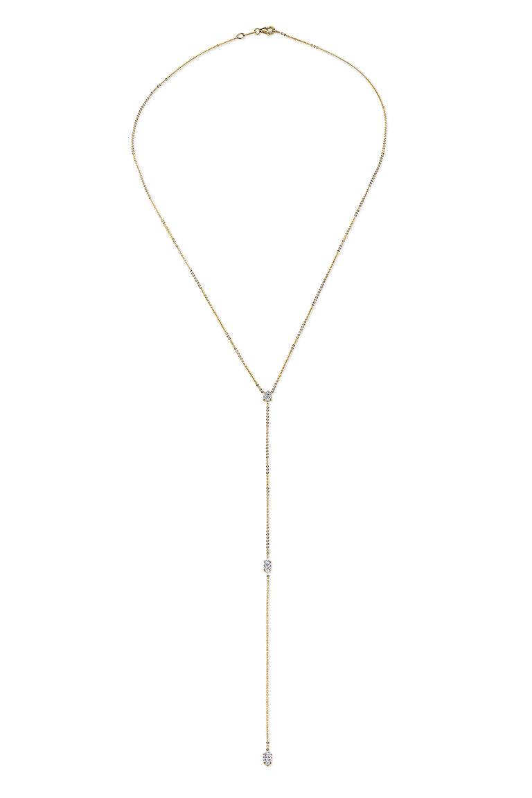Diamond Lariat Necklace