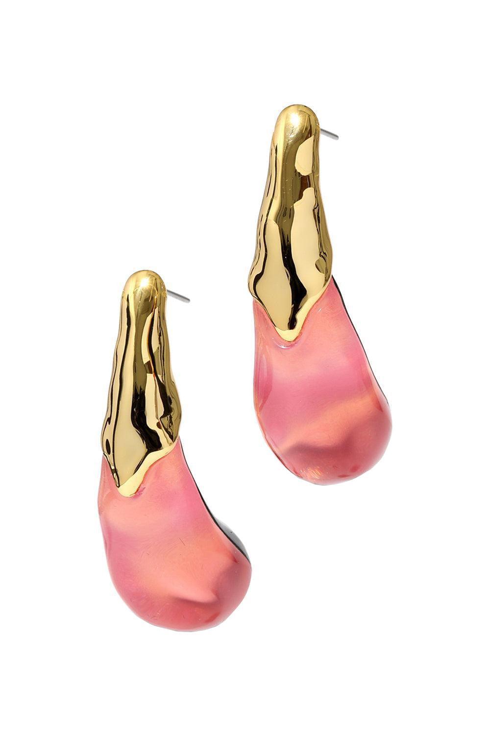 Liquid Arched Large Post Earrings-BLUE-JEWELRYBOUTIQUEEARRING-ALEXIS BITTAR