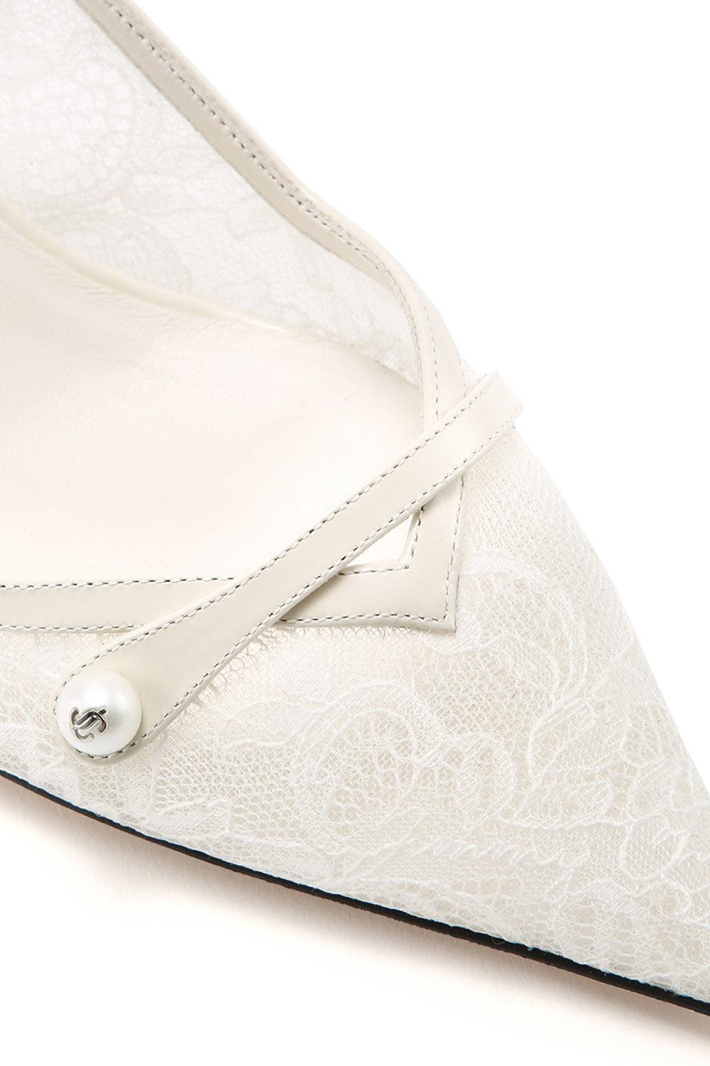 Amita 85 Cloud Slingback Pump-IVRSLVWH-36-SHOEPUMP-JIMMY CHOO