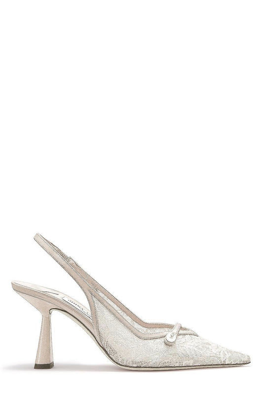 Amita 85 Cloud Slingback Pump-IVRSLVWH-36-SHOEPUMP-JIMMY CHOO